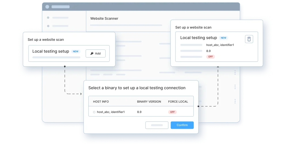 Test pages in staging environments