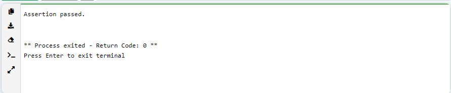 Using assert in python code output