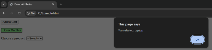 How to call JavaScript function from HTML? | BrowserStack