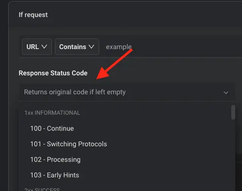 Modify API Response Rule in Requestly