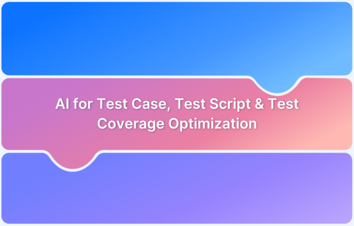AI for Test Case, Test Script & Test Coverage Optimization
