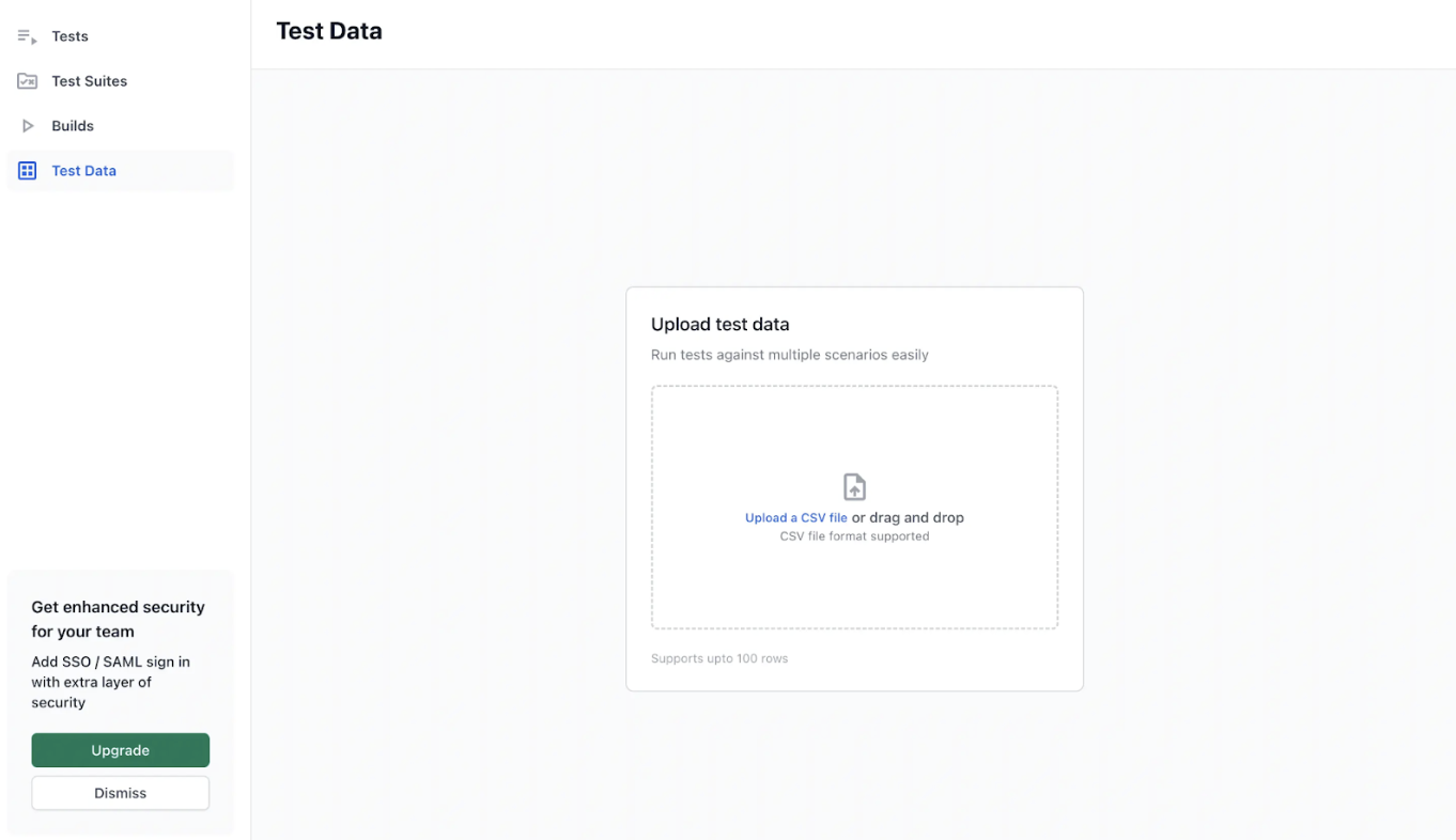 Create a Test Dataset