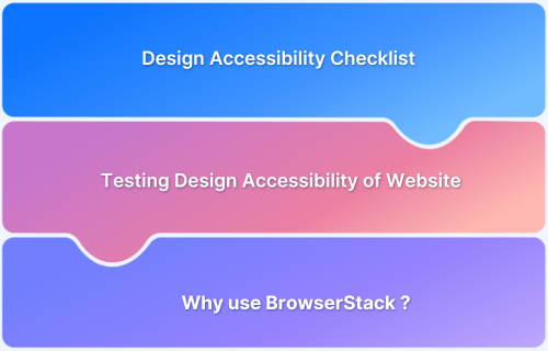 Design Accessibility Checklist