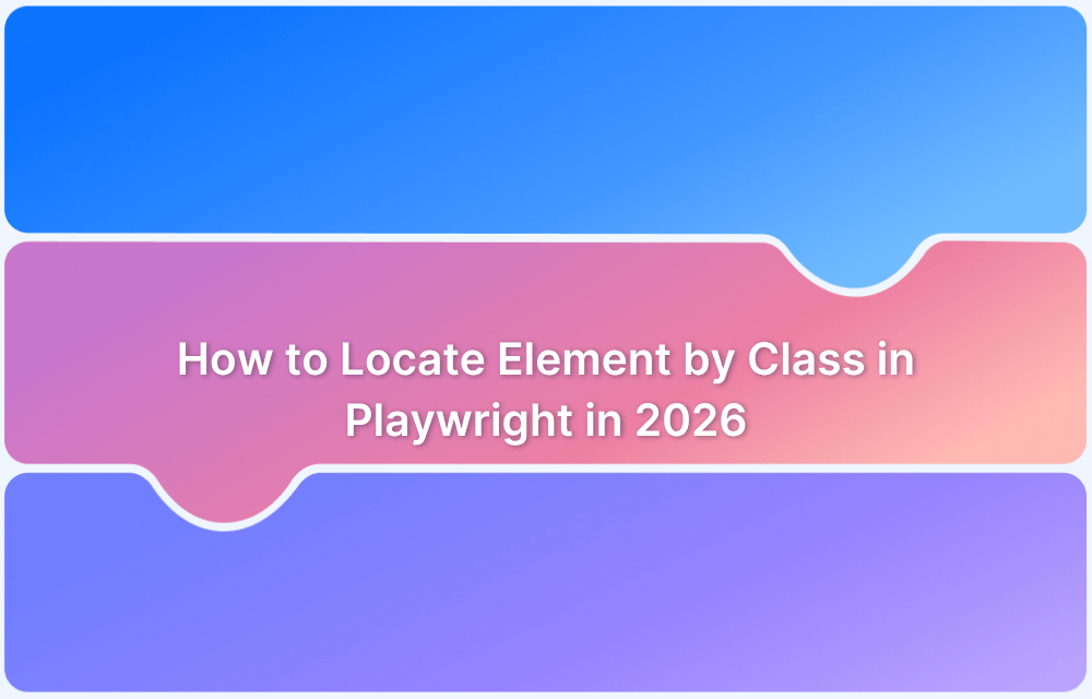 How to Locate Element by Class in Playwright in 2026