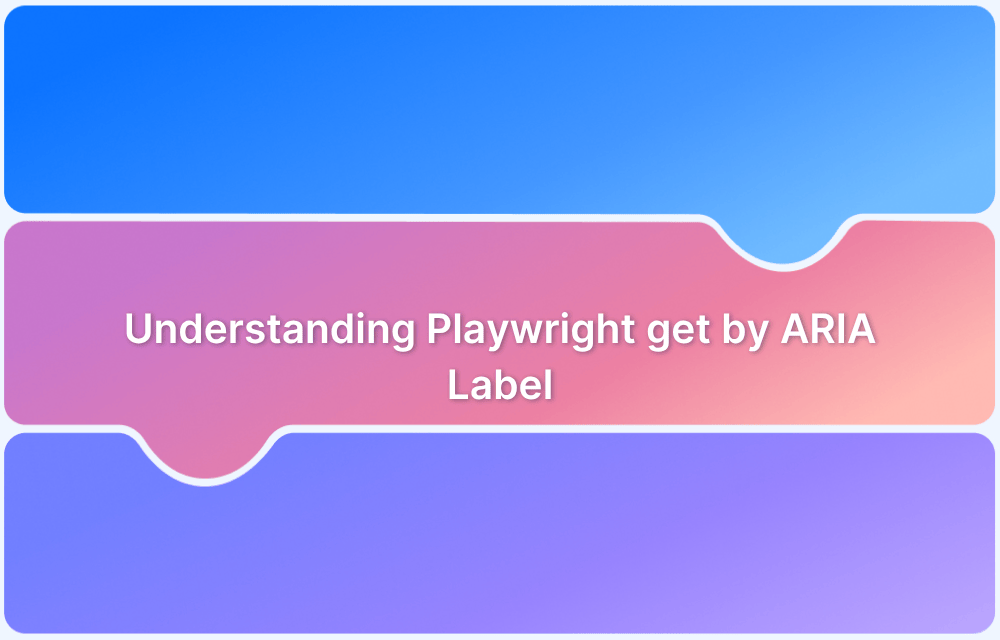 Understanding playwright get by aria label