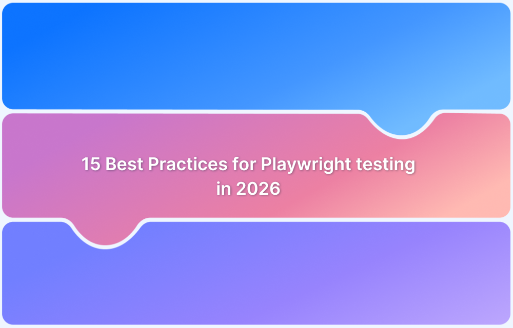 15 Best Practices for Playwright testing in 2026
