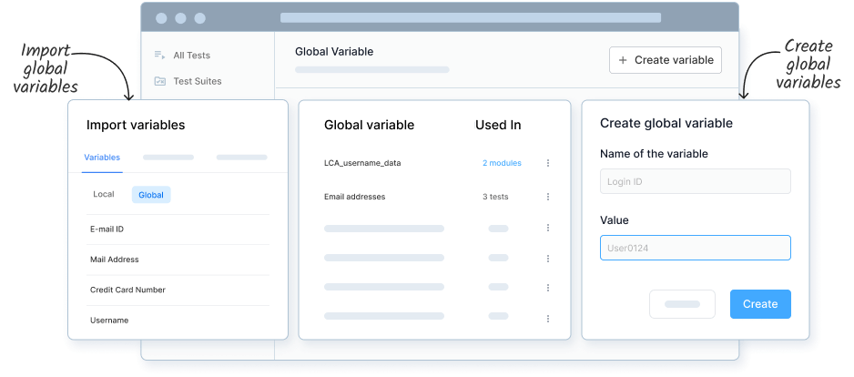 Author tests instantly by recording actions Author tests instantly by recording actions