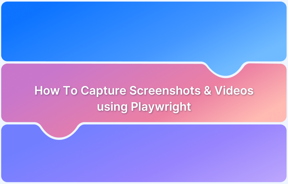 How To Capture Screenshots & Videos using Playwright