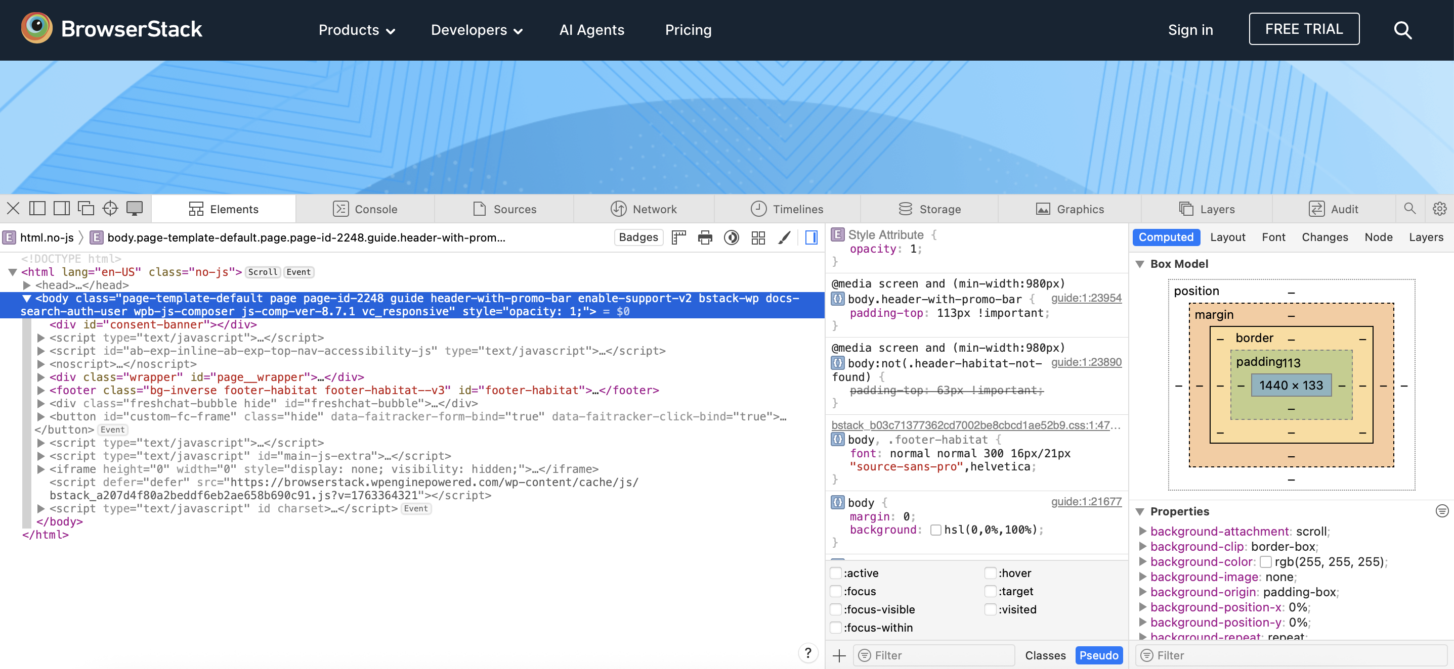 Inspect Elements on Safari Mac Step 2