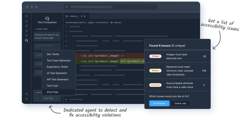 Test Companion AI Agent for your IDEs Test Companion AI Agent for your IDEs