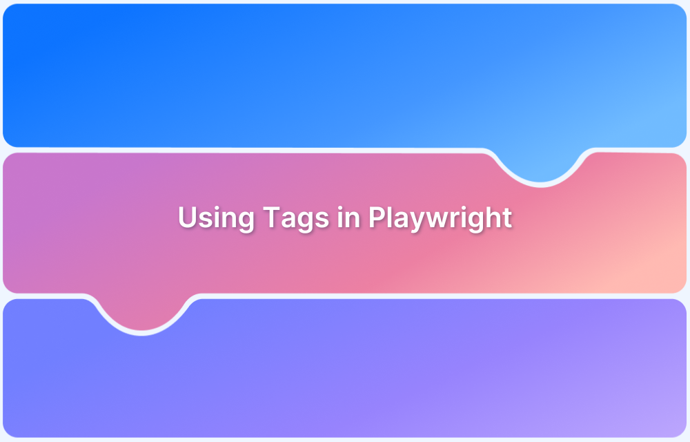 Using Tags in Playwright