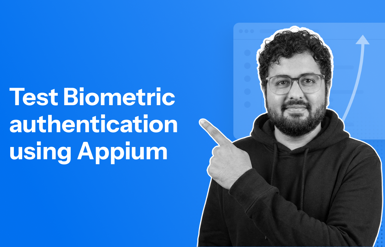 How to test Biometric authentication using Appium