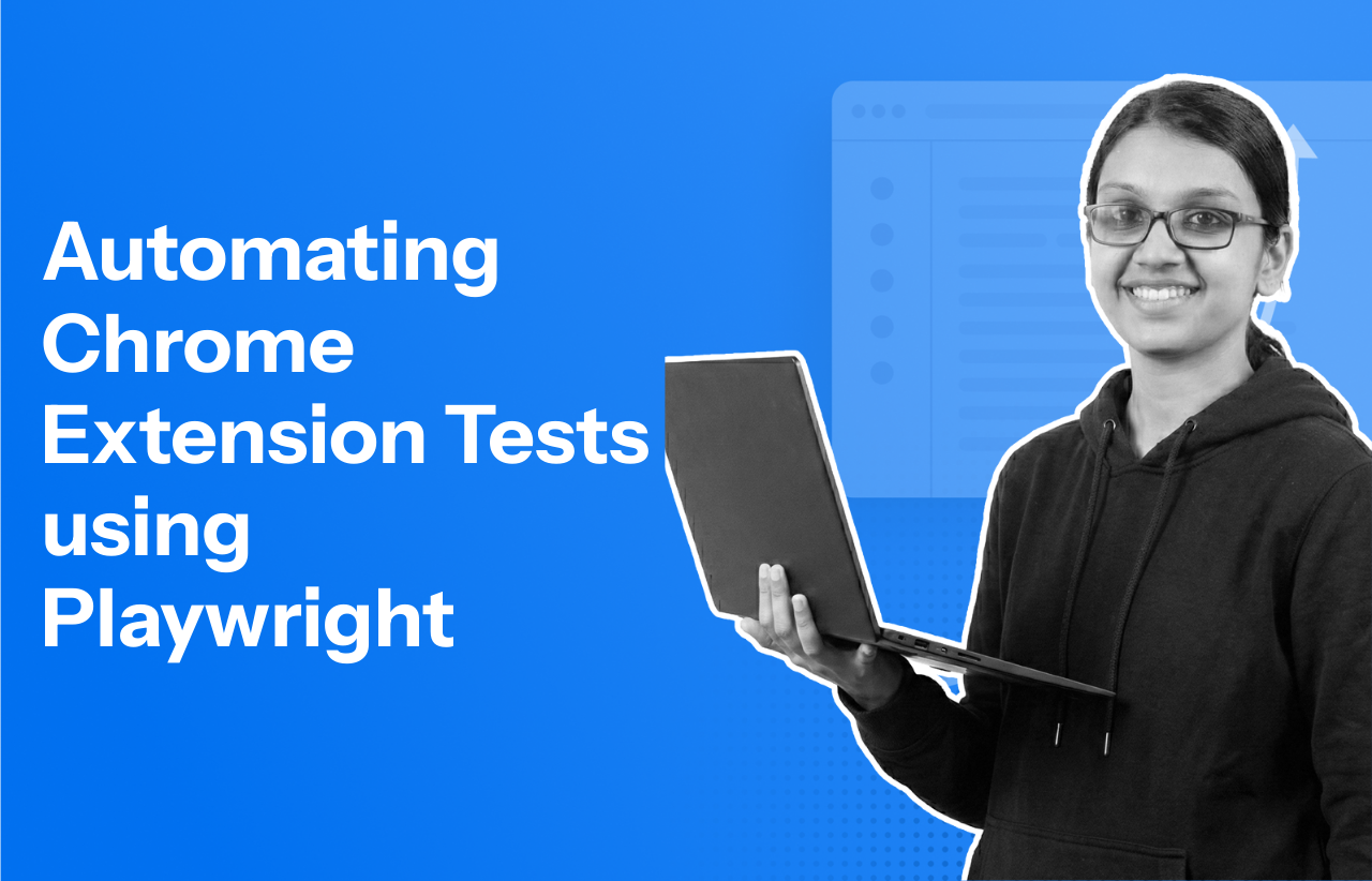 Chrome extension tests using Playwright