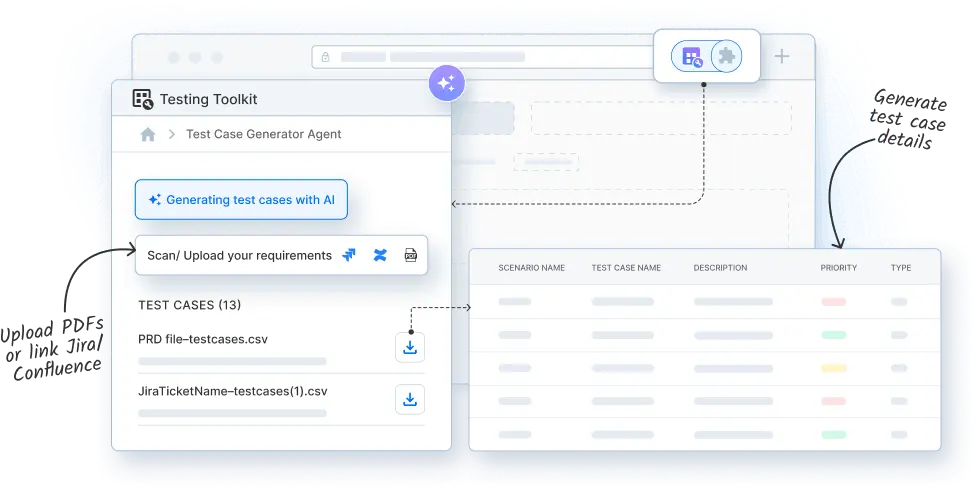Author tests instantly by recording actions Author tests instantly by recording actions